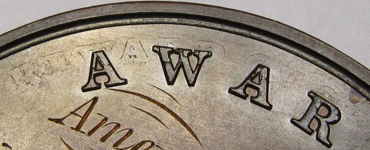 DM Rare Coins' coin photography service discovered rare overstruck medal. Our coin photography service specializez in quality photos of rare coins and medlas and high-resolution close-ups of cherrypicker's guide varieties and other rare coins.