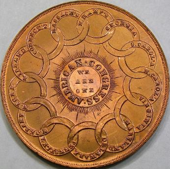 1962 Bashlow Restrike, HK-853A bronze. Image courtesy DM Rare Coins coin photography service.