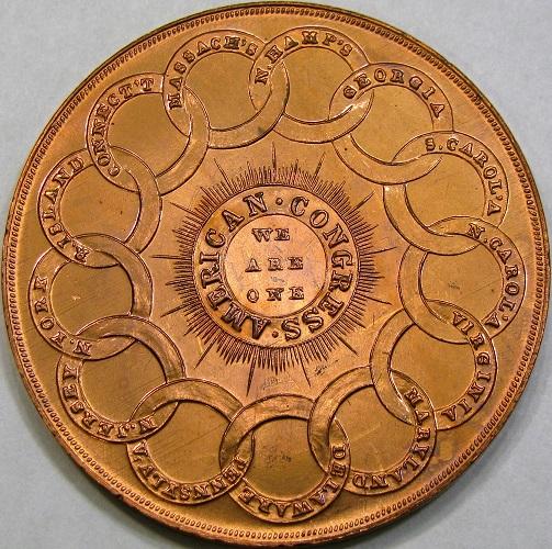 1962 Bashlow Restrike, HK-853A bronze. Image courtesy DM Rare Coins coin photography service.