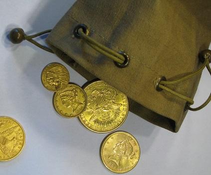 Liberty Half Eagle, Liberty Eagle, Liberty Double Eagle, and Indian Quarter Eage gold coins