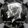 Deep Mirror Prooflike Kennedy half dollar