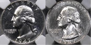 Prooflike Washington quarter, RPM FS-501. Image courtesy DM Rare Coins coin photography service.
